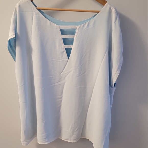 Sz 20 Women's reversible Michel Studio blouse - Picture 4 of 6